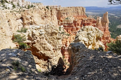 photogenic castle-like hoodoo